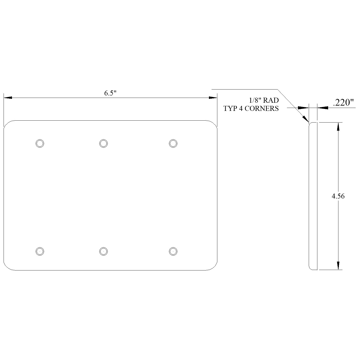 3 gang FS cover, (3) blank - Mulberry Metal