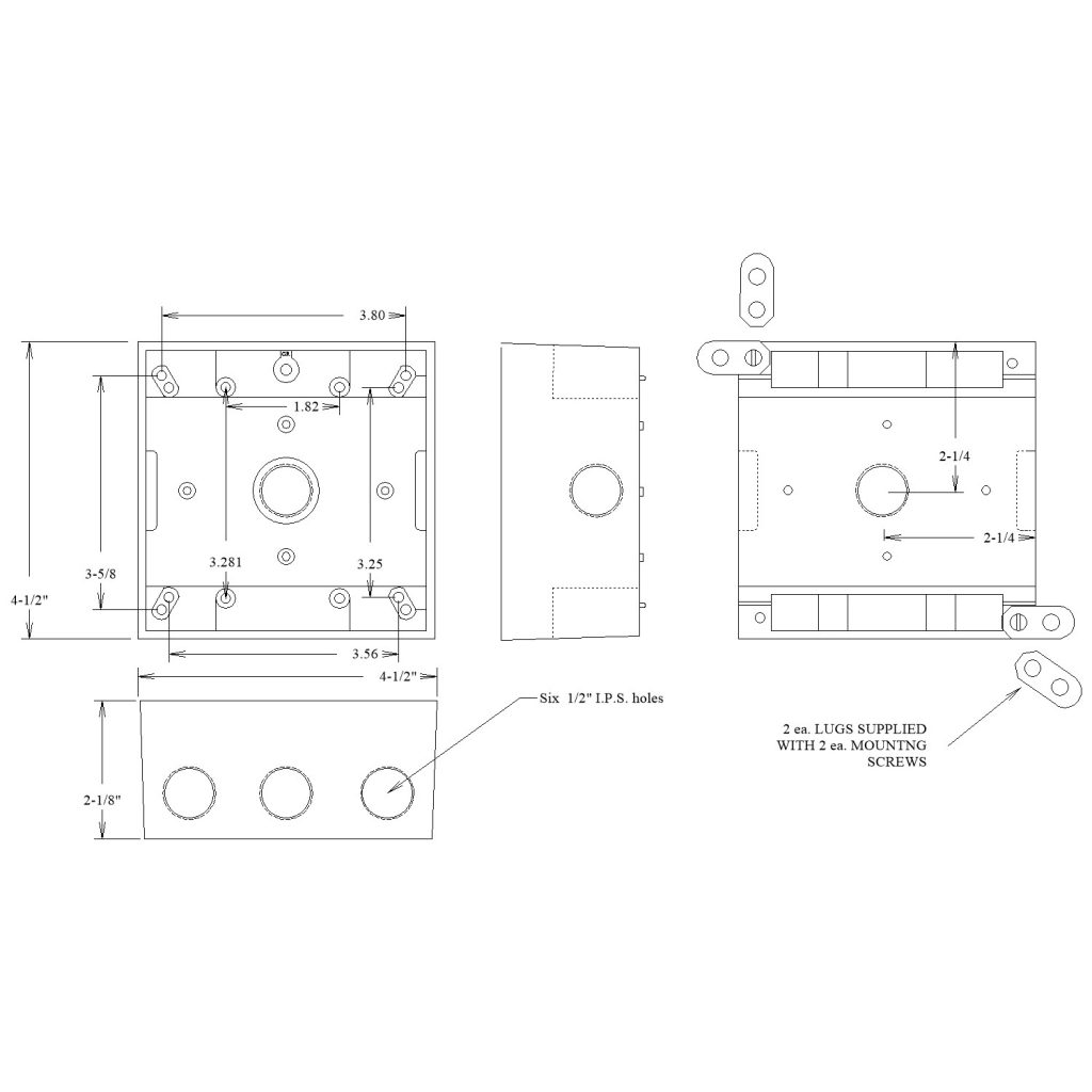 2-gang-weatherproof-box-with-six-1-2-inch-outlets-2-in-each-end-1-in-other-end-1-in-each-side