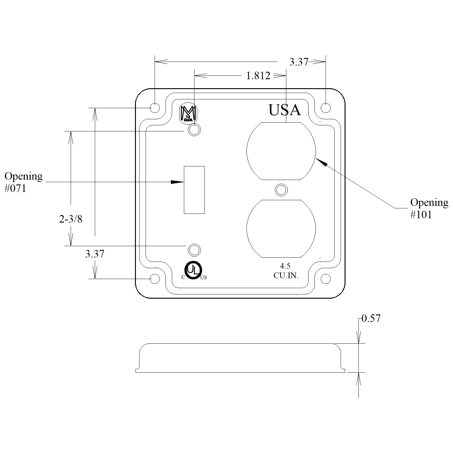 4-inch-square-cover-raised-1-2-inch-duplex-toggle-mulberry-metal